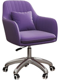 Ergonomischer Hochlehner Burostuhl mit Samtbezug gepolstertem Sitz und Belastbarkeit bis 150 kg fur Homeoffice und Schminktisch