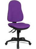 Ergonomischer Burostuhl mit hohenverstellbarer Sitzflache und komfortabler Ruckenlehne in Violett